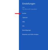 Mailkonten W 8